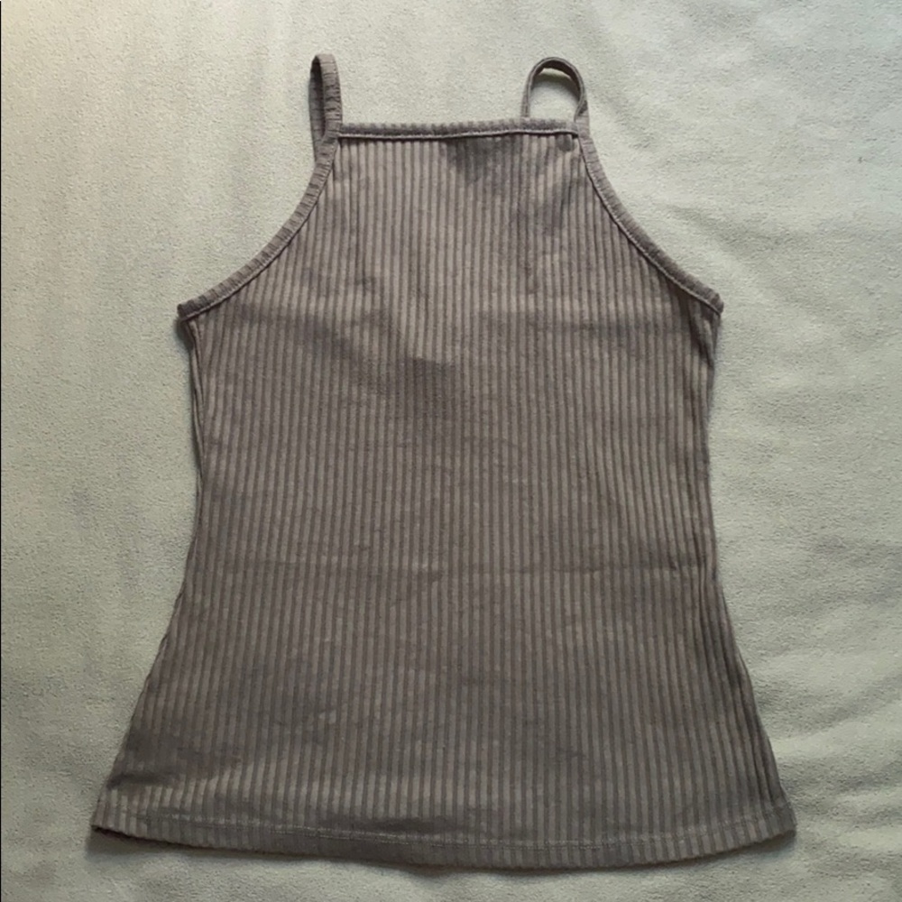 Olive green tank top